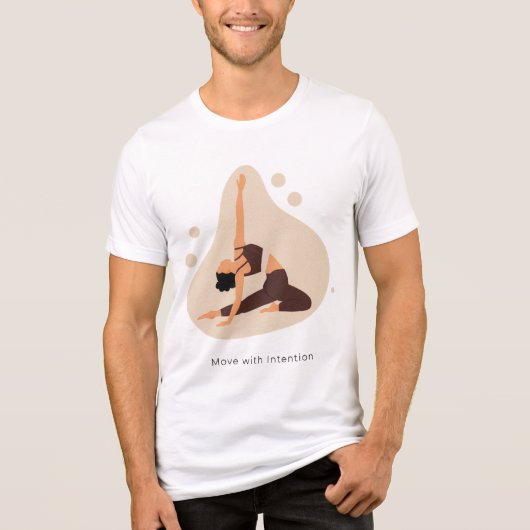 T-shirt En Tri-matière Bouger avec Intention (Recto)