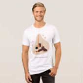 T-shirt En Tri-matière Bouger avec Intention (Recto plein)