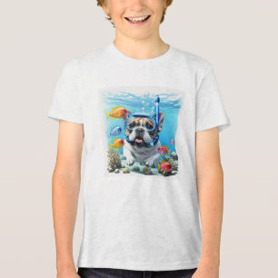 T-shirt En Tri-matière Bouledogue français en vacances Bouledogue Françai