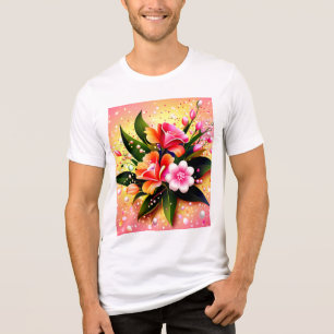 T-shirt En Tri-matière Bouquet floral rayonnant