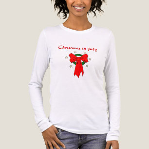 T-shirt En Tri-matière Bow rouge -