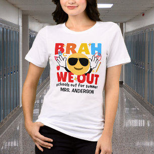 T-shirt En Tri-matière Brah les écoles sont fermées pour l'été