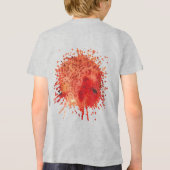 T-shirt En Tri-matière Braises Se Déployant (Verso)