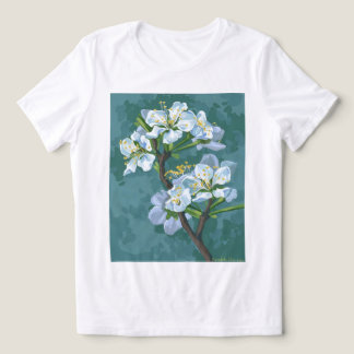 T-shirt En Tri-matière Branche de floraison du pommier