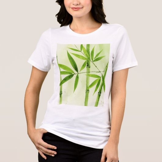 T-shirt En Tri-matière Branches de bambou (Recto)