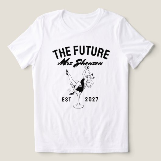 T-shirt En Tri-matière Brde future mrs personalized name Future  (Design Recto)