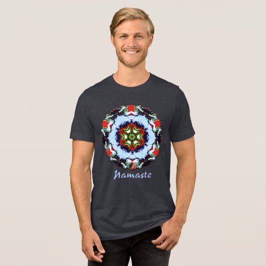 T-shirt En Tri-matière Brindle Namaste Kaleidoscope T-shirt (Recto plein)