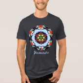 T-shirt En Tri-matière Brindle Namaste Kaleidoscope T-shirt (Recto)