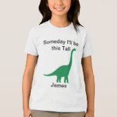 T-shirt En Tri-matière Brontosaurus vert (Recto)