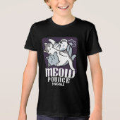 T-shirt En Tri-matière Brosse à lait - Chats à couchage mignon (Recto)