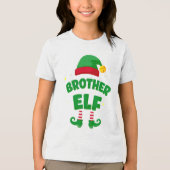 T-shirt En Tri-matière Brother Elf Holiday Family Matching Set (Recto)