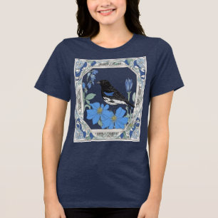 T-shirt En Tri-matière Bruant sauterelle et ancolie bleue du Colorado