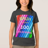 T-shirt En Tri-matière Bruh 100 jours d'école (Recto)