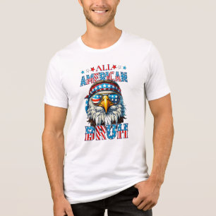 T-shirt En Tri-matière Bruh américain - Swagger d'aigle patriotique