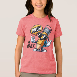 T-shirt En Tri-matière Bruh On Rentre, De Retour À L'école Professeur