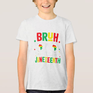 T-shirt En Tri-matière Bruh Sa 19ème Liberté Juin 19 1865 Africain