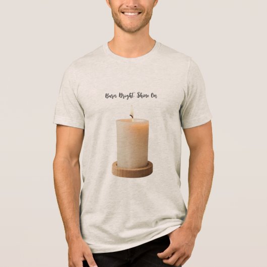 T-shirt En Tri-matière Brûler, Briller, Briller (Recto)
