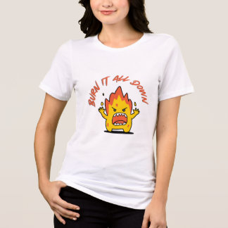 T-shirt En Tri-matière Brûlez Tout