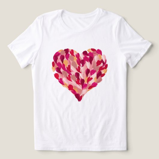 T-shirt En Tri-matière Bruxelles Saint-Valentin Coeur (Design Recto)