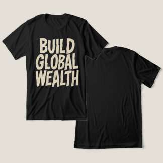 T-shirt En Tri-matière Build Global Wealth Graphic