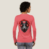 T-shirt En Tri-matière BULL TERRIER Cyberpunk Samurai Elite (Verso complet)