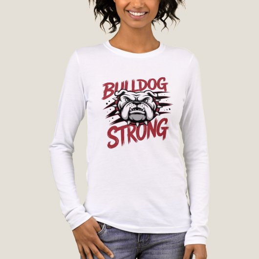 T-shirt En Tri-matière Bulldog Strong (Recto)