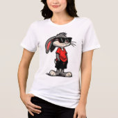T-shirt En Tri-matière Bunny cool (Recto)