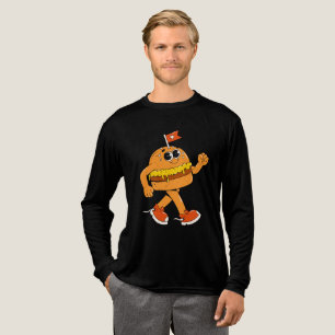 T-shirt En Tri-matière Burger Rétro 