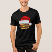 T-shirt En Tri-matière Burger Santa (Recto)