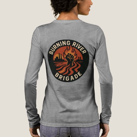 T-shirt En Tri-matière Burning river brigade long sleeve  (Verso)