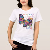 T-shirt En Tri-matière Ça ne va pas, la chemise à papillon (Recto)