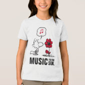 T-shirt En Tri-matière cacahuètes | Bois qui sent les fleurs (Recto)