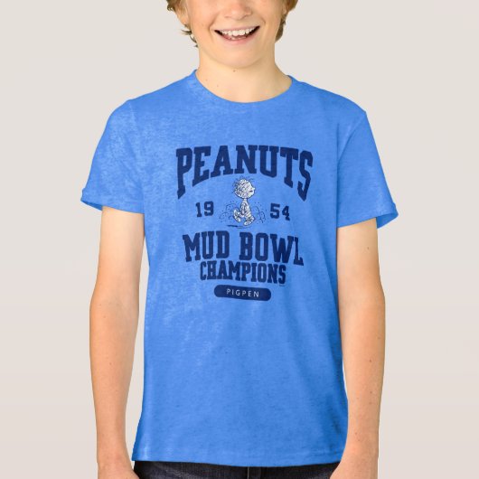 T-shirt En Tri-matière cacahuètes | Champions du Bowl Pigpen Mud 1954 (Recto)