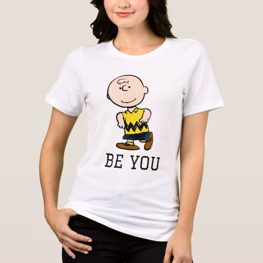 T-shirt En Tri-matière cacahuètes | Charlie Portrait Brown (Recto)