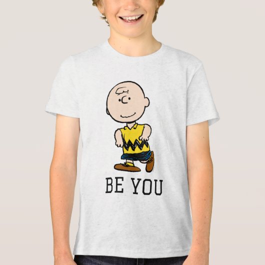 T-shirt En Tri-matière cacahuètes | Charlie Portrait Brown (Recto)