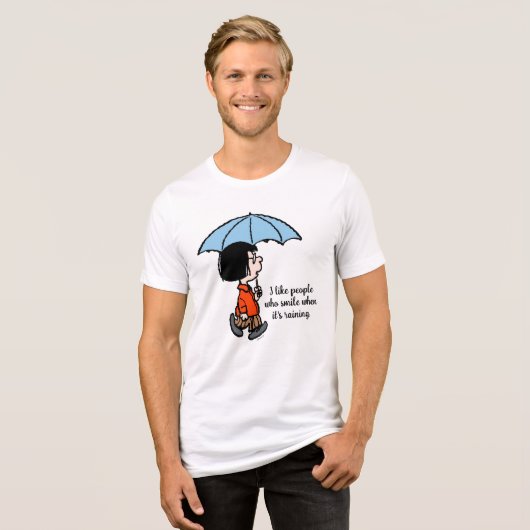 T-shirt En Tri-matière cacahuètes | Marcie sous le parapluie (Recto plein)