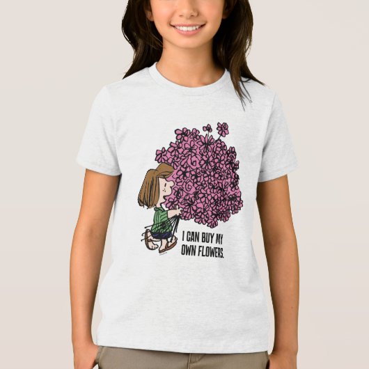 T-shirt En Tri-matière cacahuètes | Peppermenthe Patty Pink Bouquet (Recto)