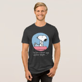 T-shirt En Tri-matière cacahuètes | Snoopy à la machine à écrire (Recto plein)