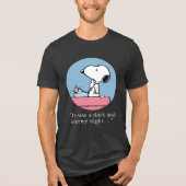 T-shirt En Tri-matière cacahuètes | Snoopy à la machine à écrire (Recto)