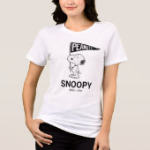 T-shirt En Tri-matière cacahuètes | Snoopy Athletic Department (Recto)