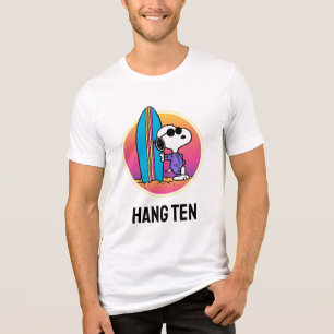 T-shirt En Tri-matière cacahuètes   Snoopy Beach Beagle