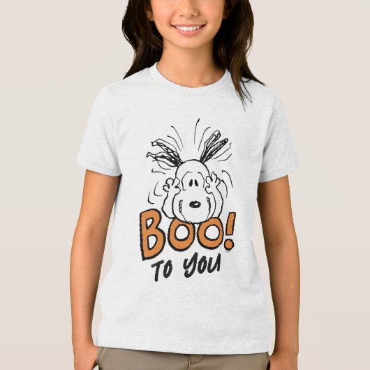 T-shirt En Tri-matière cacahuètes | Snoopy Boo (Recto)