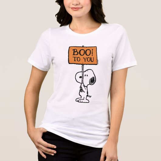 T-shirt En Tri-matière cacahuètes | Snoopy Boo ! (Recto)