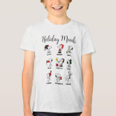 T-shirt En Tri-matière cacahuètes | Snoopy Christmas Holiday Moods (Recto)