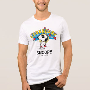 T-shirt En Tri-matière cacahuètes   Snoopy est légendaire