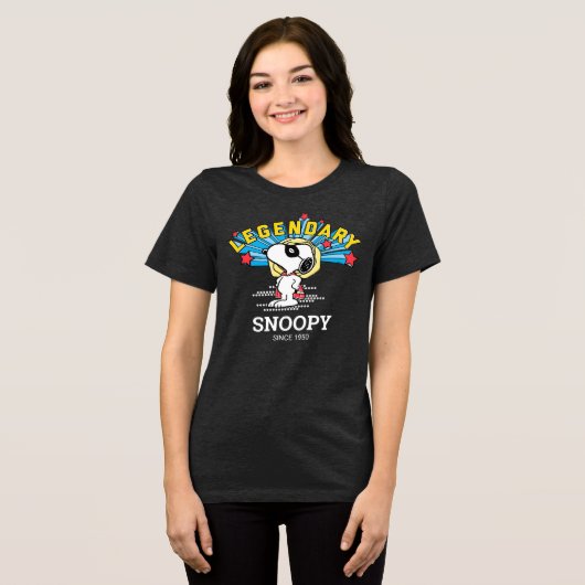 T-shirt En Tri-matière cacahuètes | Snoopy est légendaire (Recto plein)