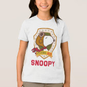 T-shirt En Tri-matière cacahuètes | Snoopy Flying Ace Badge (Recto)