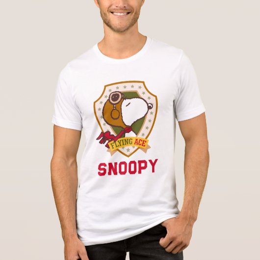 T-shirt En Tri-matière cacahuètes | Snoopy Flying Ace Badge (Recto)