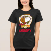 T-shirt En Tri-matière cacahuètes | Snoopy Flying Ace Badge (Recto)