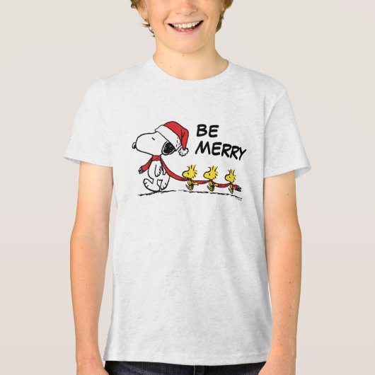 T-shirt En Tri-matière cacahuètes | Snoopy & Friends Winter Scarf (Recto)